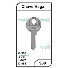 Chave Yale Haga G 950 - PACOTE COM 10 UNIDADES 