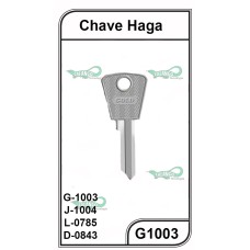 Chave Yale Haga G 1003 - PACOTE COM 10 UNIDADES 