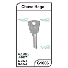 Chave Yale Haga G 1006 - G1006 - PACOTE COM 10 UNIDADES 