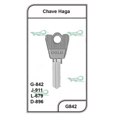 Chave Yale Haga G 842 - PACOTE COM 10 UNIDADES 