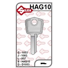 CHAVE YALE HAGA G1053 - HAG10 (10U)
