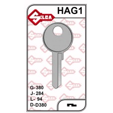 Chave Yale Haga G 380 - HAG1 - PACOTE COM 10 UNIDADES 
