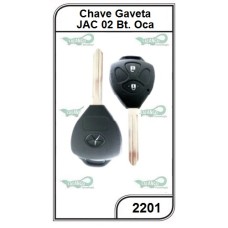 Chave Gaveta JAC 02 Botões Oca - 2201