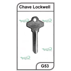 Chave Yale Lockwell G 53 - PACOTE COM 10 UNIDADES  