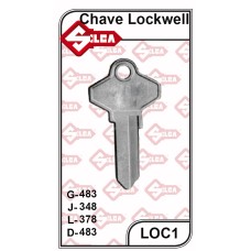 Chave Yale Lockwell G 483 - LOC1 - PACOTE COM 10 UNIDADES  