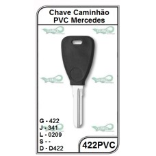 Chave Caminhão PVC Mercedes Bens G 422 - 422PVC- PACOTE COM 5 UNIDADES