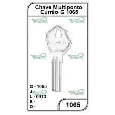 Chave Multiponto Currão G 1065 - 1065 -PACOTE COM 5 UNIDADES