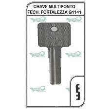 CHAVE MULTIPONTO FECH. FORTALEZZA G1141 -PACOTE COM 5 UNIDADES