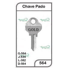 Chave Yale Pado G 564 - PACOTE COM 10 UNIDADES  