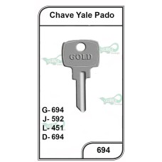 CHAVE YALE PADO G694