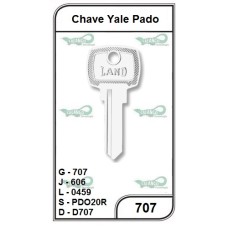 Chave Yale Pado G 707 - PACOTE COM 10 UNIDADES  
