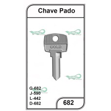 Chave Yale Pado G 682 - 682 - PACOTE COM 10 UNIDADES  