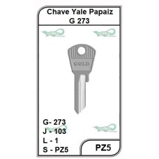 Chave Yale Papaiz G 150 - PZ5 - PACOTE COM 10 UNIDADES  
