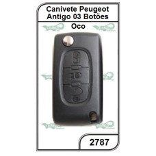 Canivete Peugeot Antigo 03 Botões Oco - 2787