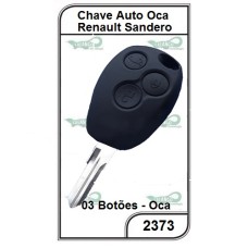 Chave Gaveta Renault Sandero 03 Botões Oca - 2373