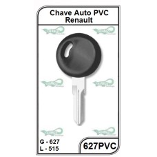 Chave Auto PVC Renault G 627 - 627PVC - PACOTE COM 5 UNIDADES