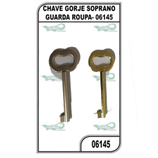 CHAVE GORJE SOPRANO GUARDA ROUPA- 06145 (5U)