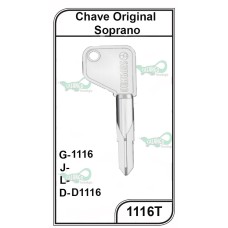 Chave Tetra Soprano Original - 1116T - PACOTE COM 5 UNIDADES