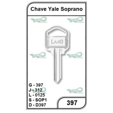 Chave Yale Soprano G 397 - PACOTE COM 10 UNIDADES  