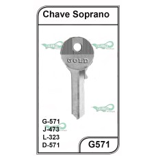 Chave Yale Soprano G 571 - PACOTE COM 10 UNIDADES  