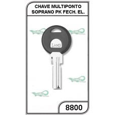 Chave Multiponto Soprano PK Fechadura Elétrica - 8800  PACOTE COM 5UNIDADES