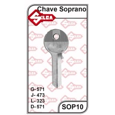 Chave Yale Soprano G 571 - SOP10 - PACOTE COM 10 UNIDADES  