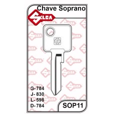Chave Yale Soprano G 784 - SOP11 - PACOTE COM 10 UNIDADES  
