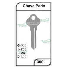 Chave Yale Pado Gold 300 - PACOTE COM 10 UNIDADES  