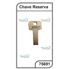 Chave Reserva Banheiro - 75691 PACOTE COM 5 UNIDADES