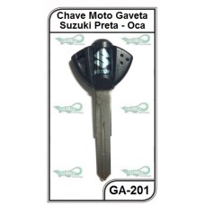 Chave Moto Gaveta Suzuki Oca - GA-201