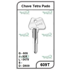 Chave Tetra Pado G 609 - 609T - PACOTE COM 5 UNIDADES
