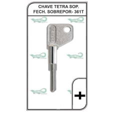 CHAVE TETRA SOP. FECH. SOBREPOR- 361T - PACOTE COM 5 UNIDADES