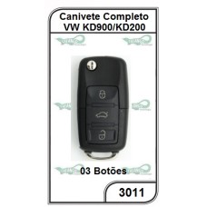 Canivete VW KD900/KD200 03 Botões Completo - 3011