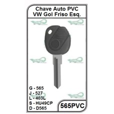 CHAVE AUTO PVC VW GOL ESQ - 565PVC (5U)