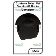 Controle VW Saveiro 01 Botão Chave Telecomando Completo - 5537