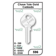 CHAVE YALE GOLD G596 (10U)