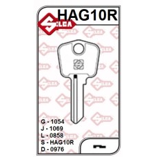 CHAVE YALE HAGA G1054 - HAG10R (10U)
