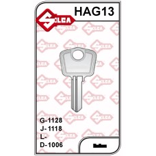 Chave Yale Haga G 1128 - HAG13 - PACOTE COM 10 UNIDADES 