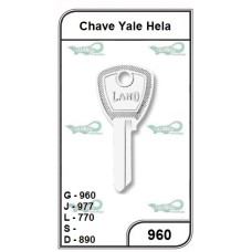 Chave Yale Hela G 960  -PACOTE COM 10 UNIDADES  
