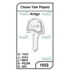 Chave Yale Papaiz G 1022 - PACOTE COM 10 UNIDADES  