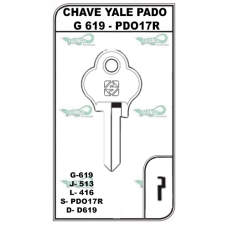 Chave Yale Pado G 619 - PDO17R - PACOTE COM 10 UNIDADES  