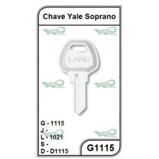 Chave Yale Soprano G 1115 - PACOTE COM 10 UNIDADES  