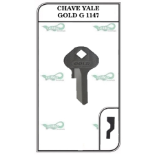 CHAVE YALE GOLD G 1147 - PACOTE COM 10 UNIDADES 