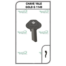 CHAVE YALE GOLD G 1149  -PACOTE COM 10 UNIDADES  