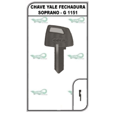 CHAVE YALE FECHADURA SOPRANO - G1151 (10U)