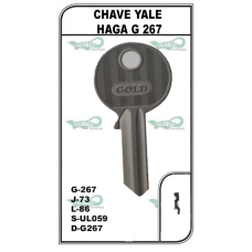 Chave Yale Haga G 267  - PACOTE COM 10 UNIDADES 