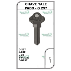 Chave Yale Pado G 297 -PACOTE COM 10 UNIDADES  