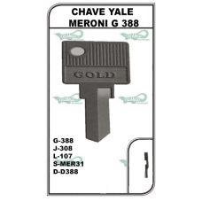 CHAVE YALE MERONI G 388 PACOTE COM 10 UNIDADES