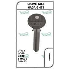 Chave Yale Haga G 473 - PACOTE COM 5 UNIDADES 