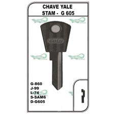 Chave Yale Stam G 605 - PACOTE COM 10 UNIDADES  